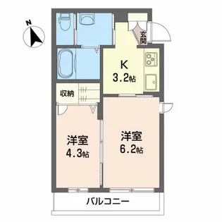 チェブロ加賀野(MAST)【1階】の間取り