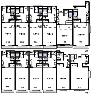 上福岡Sコーポラス【2階】の間取り