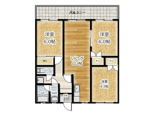 アーバンハウス翼【2階】の間取り