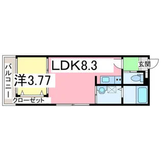 アルメリア(五井中央西)【2階】の間取り