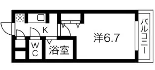 井筒ホームズ河原町【3階】の間取り