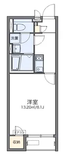 レーブウィン【1階】の間取り