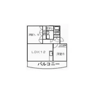 パークサイドアスカ【2階】の間取り