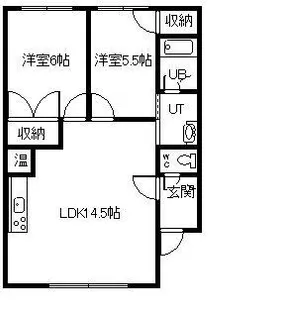 サンピア渡辺II【3階】の間取り