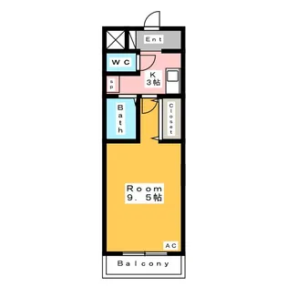 A・City大浜【2階】の間取り