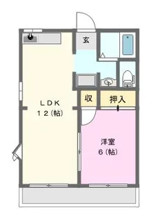 アークガーデン和合J【2階】の間取り