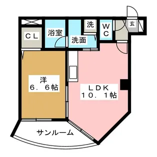 プロシード金山2【11階】の間取り