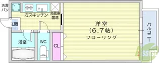 アルファネクスト東仙台【1階】の間取り