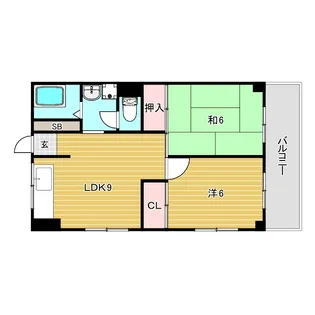 第2わしおマンション【2階】の間取り