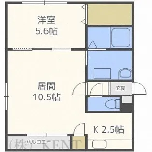 トレ・クワトロ【2階】の間取り