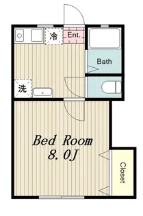 DOME-TAMA E棟【2階】の間取り