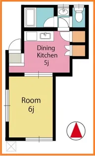 コーポタケダ【1階】の間取り