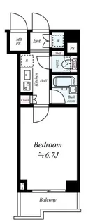 ルーブル南池袋【4階】の間取り