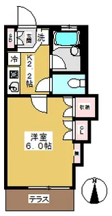ラ・エスペランサ【1階】の間取り