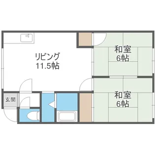 アーバンハウス1【1階】の間取り