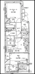 レヴィーナ東京八重洲通り【6階】の間取り