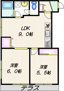 プチ・フォンテーニュ【1階】の間取り