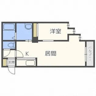 ビアンエステート美園【2階】の間取り