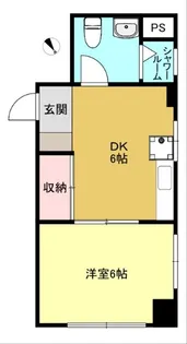 キャッスル日吉【2階】の間取り