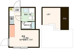ハーモニーテラス上板橋【2階】の間取り