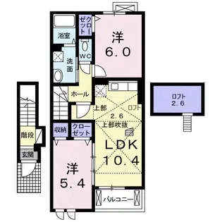 グレース A【2階】の間取り