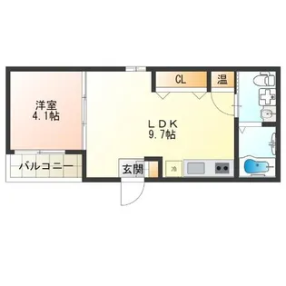 Fメゾン北加賀屋I番館【2階】の間取り