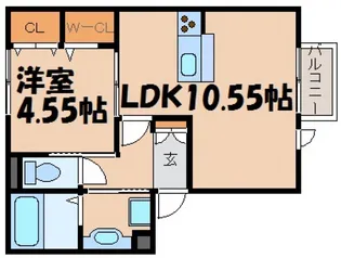 ライブコープ神崎 I【2階】の間取り