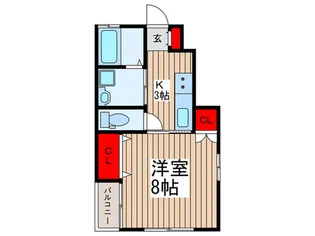 エクラン【1階】の間取り