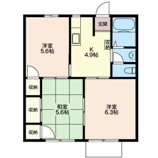 サンコーポ【2階】の間取り