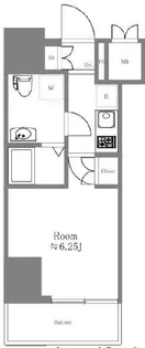 レガリス品川サウス【5階】の間取り