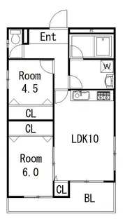パティオM【4階】の間取り