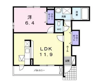 EVA-01【1階】の間取り