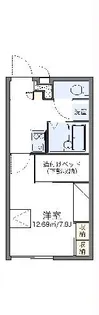 レオパレスフローラ【1階】の間取り