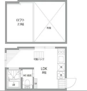 グランエッグス梅ヶ丘【2階】の間取り