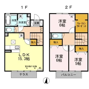 East townの間取り