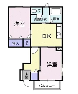 ボヌ-ル・ノワ【1階】の間取り