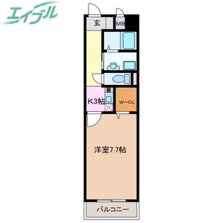 アークエンジェル【3階】の間取り