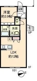 ODIN【1階】の間取り