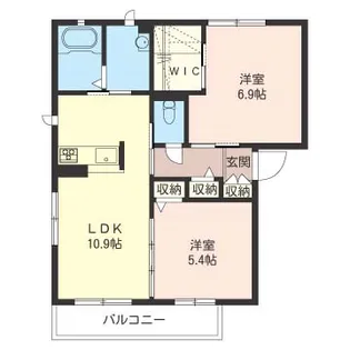エーデルラントIII【2階】の間取り