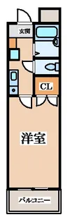 ビューハイツ四条畷【1階】の間取り