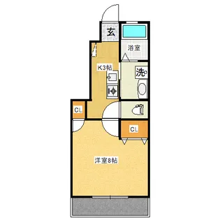 RELUXIA 北棟【1階】の間取り