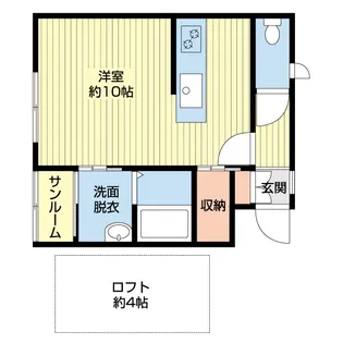 CASA南浜【2階】の間取り