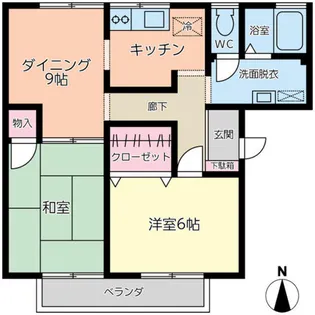 ミヨシハイム【2階】の間取り