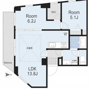 ブランテラサ【1階】の間取り