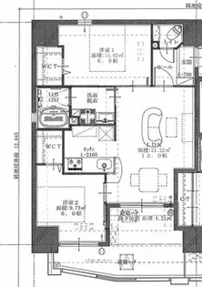 BAUHAUS国泰寺 No.25【3階】の間取り