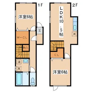 マリオット白金【1階】の間取り