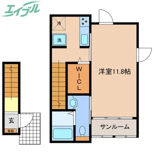 サン・エリートA【2階】の間取り