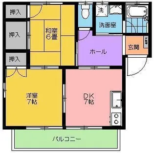 ルミール【1階】の間取り