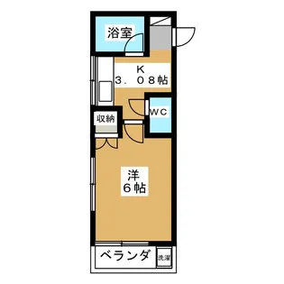高武福生【2階】の間取り