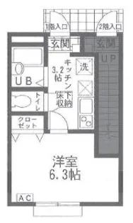 SHUKURA菊野台【1階】の間取り